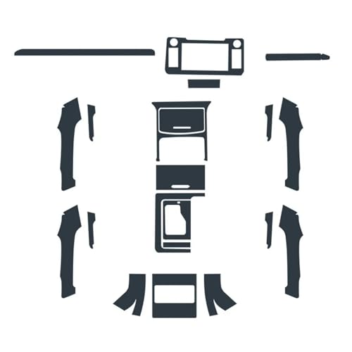 Film protection TPU console Toyota Land Cruiser 2018-2019