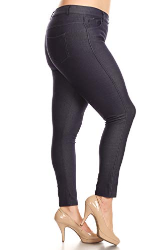 Image of YELETE Women's Basic Five Pocket Stretch Jegging Tights Pants
