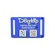 Dogtap Light Big, digitale Hundemarke für mittlere bis große Hunde, mit NFC-Chip und QR Code für Kontaktdaten und Steckbrief, aus Silikon, wasserfest, flexibel, 67 x 40 mm