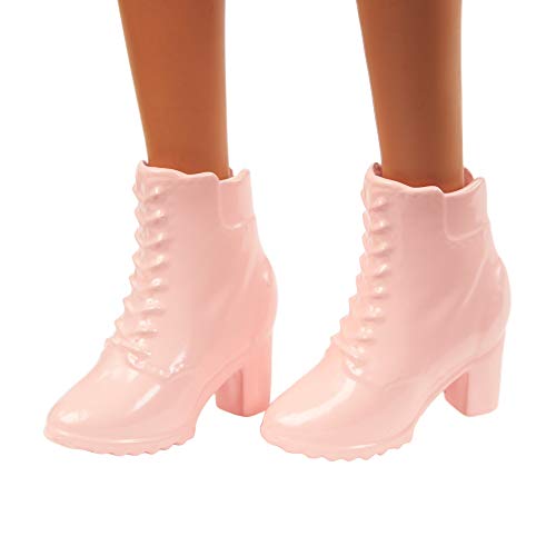 Barbie GYB01 - Fashionistas Puppe (graues Kleid mit Mausaufdruck), Spielzeug für Kinder von 3 bis 8 Jahren – Bild 7