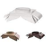 The Soffit Eave Vents Exclusive Dual Door Design makes our soffit vent the completely bird proof without having to use dangerous screens and cages that can collect lint and increase the chance of Fire The Dual Door prevents back drafts from entering ...