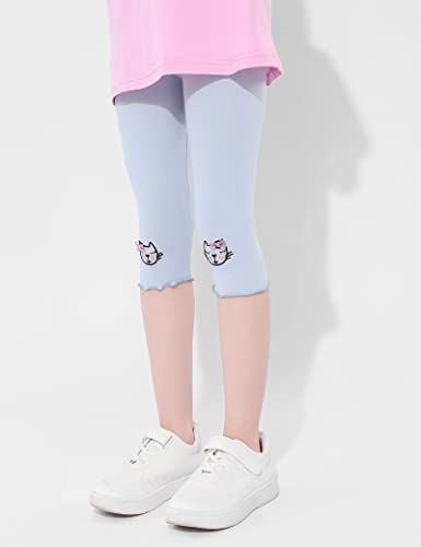 Kiench Girls' Capri Leggings Cotton Toddler Summer 3/4 Pants Pack of 24