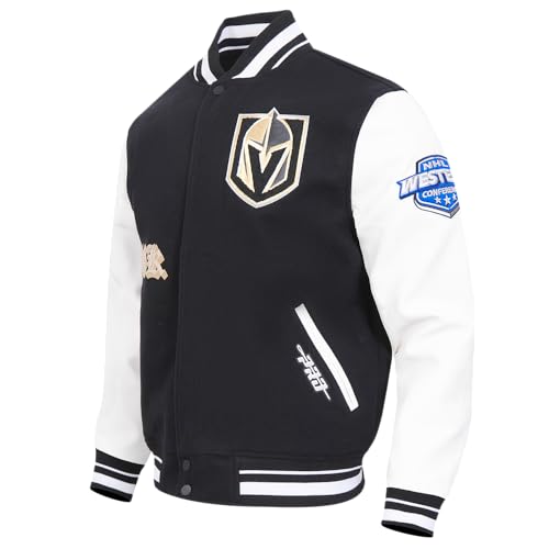 Image of Pro Standard Mens NHL Old English Varsity Jacket