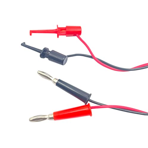 Image of 4 Pairs 4MM Banana Plug to Test Hook Clip Connection Cable Test Lead Wire for Multimeter