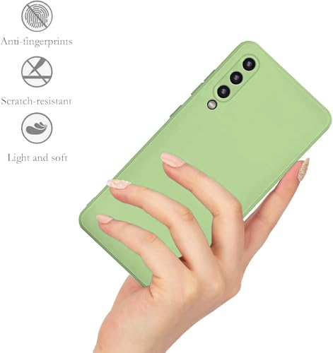 Image of DIZORO Liquid Silicone Soft Back Cover Case Designed for Samsung Galaxy A50 (Matcha Green)