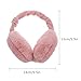 BESPORTBLE Fashionable Foldable Thick Warm Ear Warmer for Women Plush Earmuff Ear Cover in Pink Comfortable Cold Weather Protection for Outdoor Winter Use