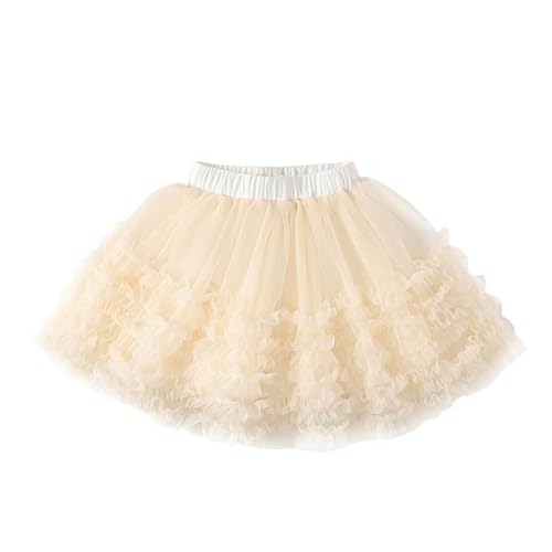 Genérico Falda Tutu Niña, Tutu Rojo Niña Jupe Malla inflado Degradado Lindo Princesa Fiesta y Festival Carnaval Disfraces de Carnaval