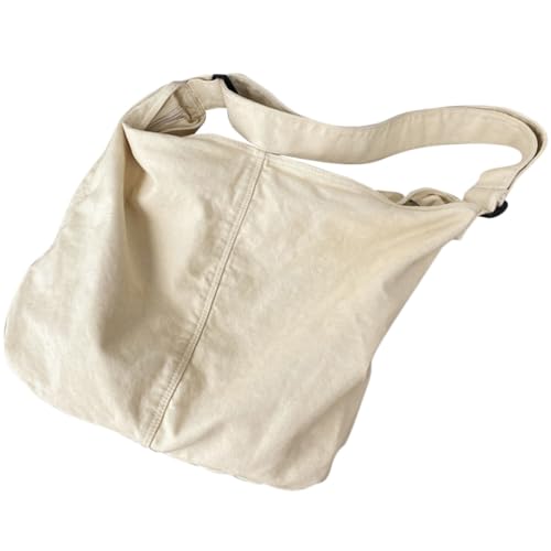 Sac bandoulière résistant à l'usure Healvian en toile de grande capacité