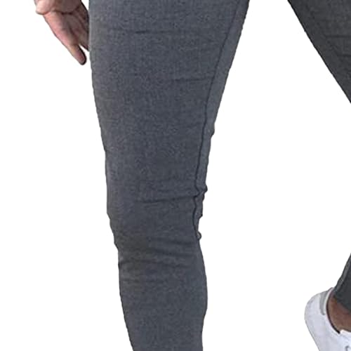 Men's Fashion Stretch Dress Pants Slim Fit Plaid Skinny Long Pants Casual Business Golf Dress Pant 2025 Trendy4