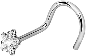 Nose Piercing Jewelry Exquisite Stainless Steel Nose Piercing Rings, Keramik, other gemstones