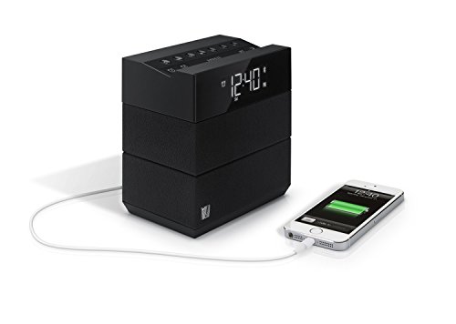 Soundfreaq Sound Rise Black (SFQ-08) Wireless Bluetooth Speaker + Alarm Clock with FM Radio and USB Charger - Thumbnail 2