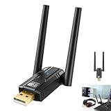 Installation simplifiée en Plug & Play : Adaptateur bluetooth double antenne aucune installation de pilote requise pour Windows 11/10/8.1/7. Branchez simplement le dongle sur un port USB et connectez vos périphériques Bluetooth sans complication.