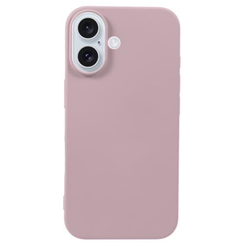 Image of ArmourPro Silicone Back Case for iPhone 16 Soft-Touch Case | Pinkish Grey