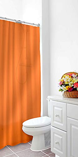 Home Expressions Heavy Duty Vinyl Magnetic Shower Curtain