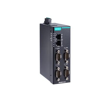MGate 5435, 4-Port Modbus RTU/ASCII/TCP-to-EtherNet/IP Gateways, -10 to 60°C Operating Temperature