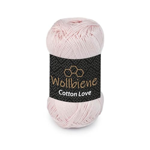 Wollbiene Cotton Love Baumwollgarn Pastell Pink 50g