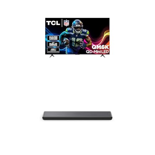 Image of TCL 85-Inch QM6K QLED 4K Smart QD-Mini LED TV with Google TV (85QM6K, 2025 Model) + S45H S Class 2.0 Channel Sound Bar with Dolby Atmos