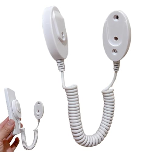 Télécommande Anti-Lost Rope, Remote Control Anti Lost,Télécommande Murale Anti-Perte avec Ressort - Couvercle de câble de matériel de fil bouclé pour téléphones portables