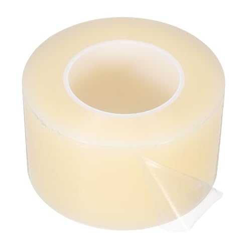 Image of PATIKIL Removable Protective Film Tape, 3 Inch x 656 ft PE Surface Protective Scratch Film Tape Roll for Furniture Electrical Appliances Plastic Hardware High Stickiness Clear