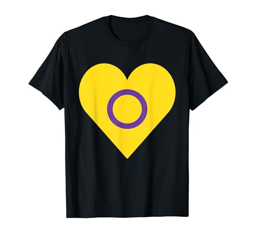 Intersex Pride Flagge Intersex Herz Flagge T-Shirt