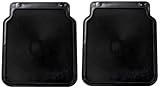 2X Pkw Anhänger Schmutzfänger – Schwarz 23x20 cm, schützt Auto, LKW, Anhänger & Wohnmobile vor Schmutz, Spritzlappen für Reifen & Karosserie, robust, wetterbeständig, einfach zu montieren, langlebig