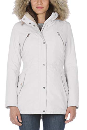 Veste femme Nautica parka anorak microfibre à capuche mi-saison