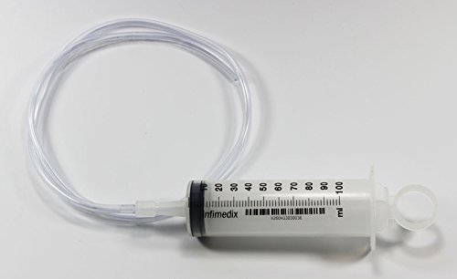 1863 strzykawka dozująca z uchwytem pierścieniowym, z wężem dozującym, 100 ml