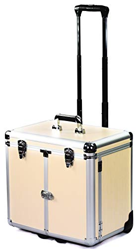 Preisvergleich Produktbild Fusspflegekoffer Modell CS-Kosmetikvertrieb Unique Style beige, mit Teleskop Auszug höhe 92cm