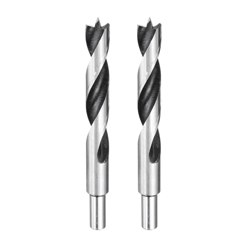 Foret hélicoïdal 18 mm lot de 2 pour trou propre dans le bois et caoutchouc