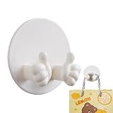 Bebi Crochet Mural pour Le Pouce - Crochets muraux adhésifs pour accrocher | Clips créatifs d'organisateur de Cordon de câble de Pouce, Crochets de Suspension de câble de Charge de Voiture de Cuisine