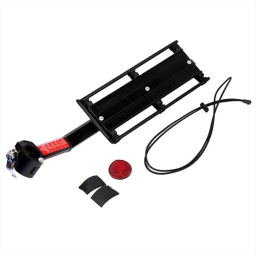 GNURBDILFO Estante trasero de aleación de aluminio para bicicleta, soporte para equipaje con herramienta de montaje para bolsas de bicicleta