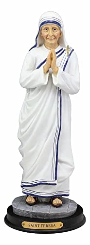 Alternative view of PIÑATAS OLE Home Décor Accents Roman Catholic Saint Mother Teresa of Statue with Brass Name Plate 11" H - Home Accents 33-kl1-8342