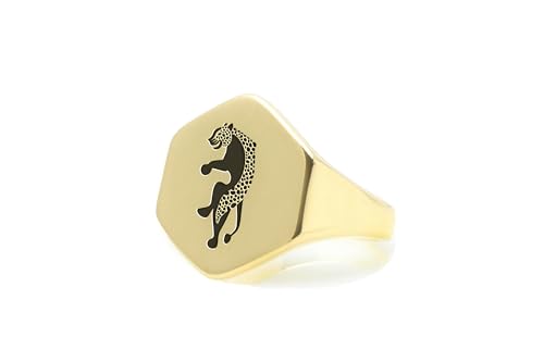 Bague jaguar en or 14k pour remplacer les bijoux classiques par un style fort