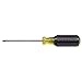 Klein Tools 662 #2 Square-Recess Tip Screwdriver with 4-Inch Round Shank and Cushion Grip Handle
