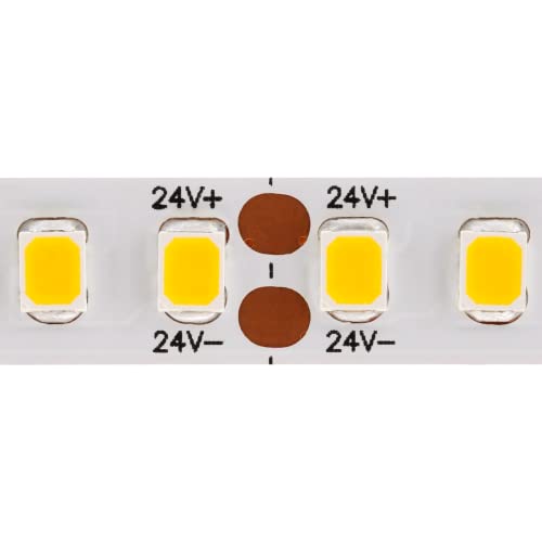 iluminize LED Light Strip White Eta: 160 LEDs per Metre, 90RA, IPNano, 24 V, 13 W/m, 8 mm Width, 5 m Roll (2700 K) - Image 3