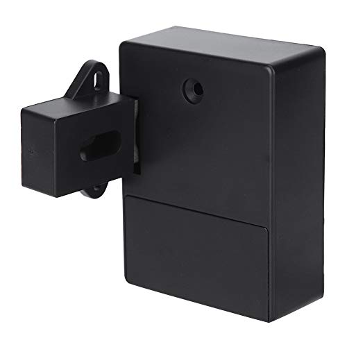 Serratura Armadietto 125Khz, Serratura Smart Apertura Elettronica Della Scheda Rfid Per Armadietti Per Biblioteche Sauna, Fabbriche E Uffici - Nessun Trapano(Nero)