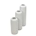 Hosley Set of 3 White Ceramic Honeycomb Vase Tall 12 Inch Medium 10 Inch Short 8 Inch High Each. Ideal Gift for Wedding Special Occasion Dried Floral Arrangements Home Office Spa O4