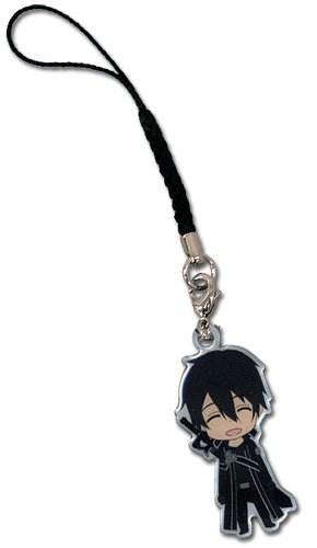 Sword Art Online Kirito Metal Cellphone Charm