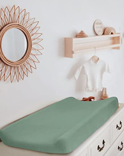 Babebay NBSWCL Changing Pad Cover, Ultra Soft Jersey Knit Cotton Diaper Change Table Pad Covers thumb #5