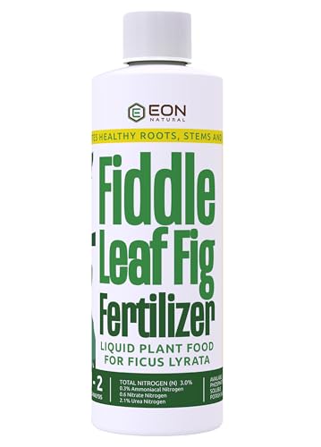 EON NATURAL Fiddle Leaf Fig Plant Food - 8 oz Premium Fiddle Leaf Fig Plant Fertilizer | 3-1-2 NPK Phosphorus, Nitrogen, Potassium Solution - Indoor Potted Plant Food - Liquid Fertilizer House Plants