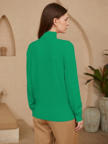 Image of DAIMIDY Turtleneck Sweaters for Women Long Sleeve Pullover Tops | Knitted Material| Soft, Warm and Breathable| High Resilience and Tensile Strength Design| Business Casual Tops| Dailywear