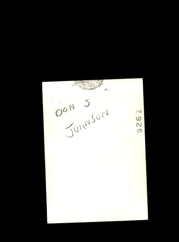 Miniatura 2 de Don Johnson Signed Vintage 1940s Original 3x4 Photo At Wrigley Autograph Chicago Cubs