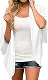 Bathing Suit Cover Ups for Women Batwing Sleeve Casual Beach Tops Shawl Loose Size M