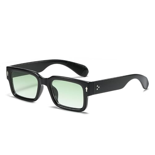 Lunettes de soleil rectangulaires vintage UV400 pour femmes et hommes