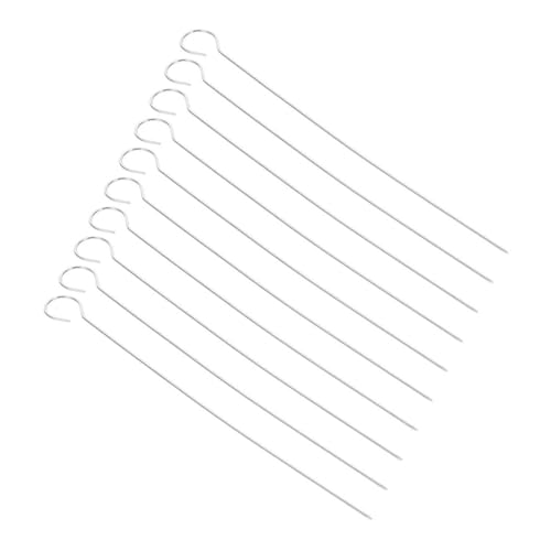 Parliky 25PCS Durable Reusable Grilling Sticks for Meat Vegetables and Fruits Easy to Clean Fondue Skewers for Outdoor Cooking and Family Gatherings