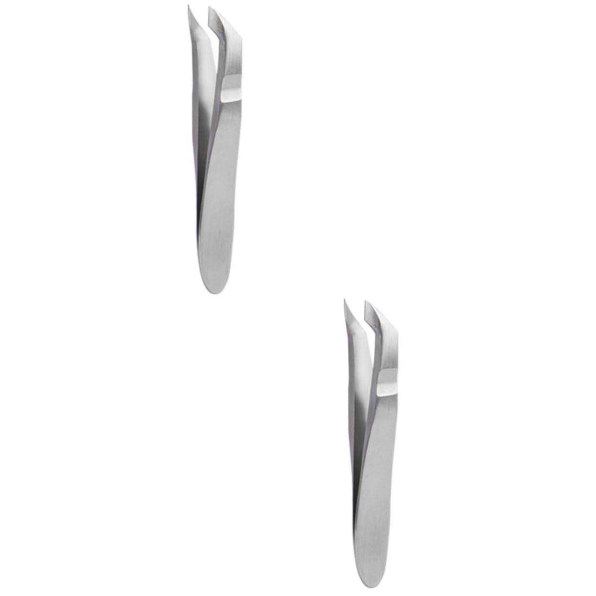 Beatifufu 2pcs Professional Cuticle Nipper Tool Portable Nail Art Accessory Stainless Steel Cuticle Remover for Salon/travel