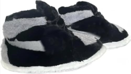 Image of Warm Furry Sneakers Slipper Comfy House Shoes Winter Plush Fuzzy Slipper Shoes For Women Men One Size Fits Most Fluffy Slides For Indoor Outdoor Bigfoot Gifts Houseshoes