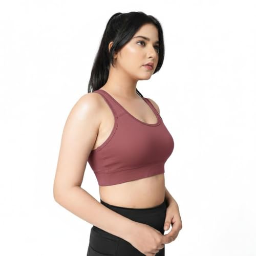 Image of Shoppy Villa - Sports Bras for Women | Gym Bras for Women Workout | Yoga, Camisole Bra, Lighty Padded Cup Bra with Full Coverage with Removable Pads