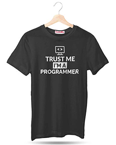 Image of DUDEME Trust Me I'm a Programmer Half Sleeve 100% Cotton 180 GSM T-Shirt