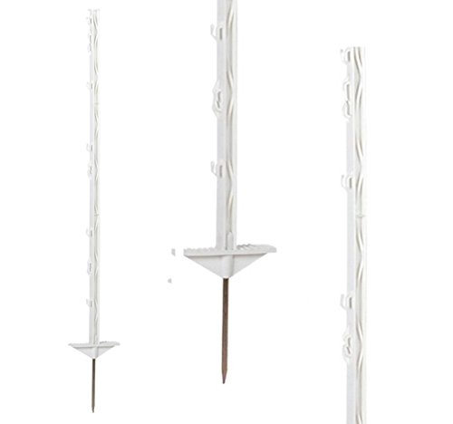 Agri-Supply 20 x 3ft Electric Fence Poly Posts (White)